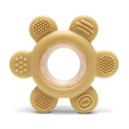 Massaggiagengive in Faggio e Silicone “FIORE” Yellow